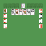 Nivernaise Solitaire. Move all the cards to the Foundations. Foundation piles (left top): An empty spot may be filled with an Ace. Build up by suit. Foundation piles (right top): An empty spot may be filled with a King. Build down by suit. Tableau piles: Topmost card is available for play. Reserve piles (left and right): Can only contain one any card. You may shuffle the cards. Double-click on a card to move it into its place.