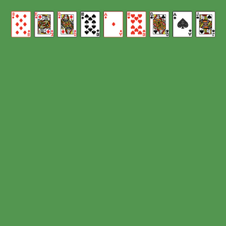 Wish Solitaire. Discard all the cards. Discard any pair of cards of equal rank. Move a card onto another card to remove them.
