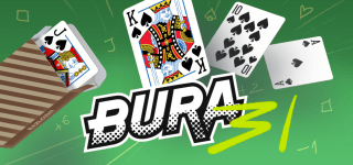 Bura card game. Bura is a simple game of chance and skill in scoring.