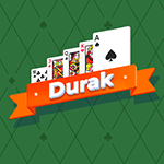 Durak card game. Durak means fool and it is the most popular card game in Russia and in many post-Soviet states. The object of the game is to avoid being the last player with cards.