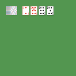 Aces Up Solitaire. Discard all the cards except the Aces. If the top card is the same suit but of lower rank than the top card of another pile, then you may click it to discard it. Click on a card to remove it. An empty spot may be filled with any card. Click on the deck to deal a new row of cards.