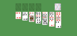 Agnes Sorel Solitaire. Move all the cards to the Foundations. Foundation piles (left top): An empty spot may be filled with an Ace. Build up by suit. Tableau piles: Build down by single color. A group of cards can be moved to another pile if they are in sequence down by single color. An empty spot may be filled with any card. Click on the deck to deal a new row of cards. Double-click on a card to move it into its place. Double-click or right-click on the game field to move all available cards into its place.