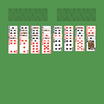 Baker's Game Solitaire. Move all the cards to the Foundations. Foundation piles (right top): An empty spot may be filled with an Ace. Build up by suit. Tableau piles: Build down by suit. An empty spot may be filled with any card. Only topmost card is available for play. Reserve piles (left top): Can only contain one any card. Double-click on a card to move it into its place. Double-click or right-click on the game field to move all available cards into its place.
