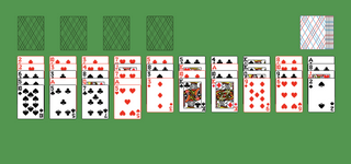 Beetle Solitaire. Group all of the cards into sets of 13 cards in desceding order by suit from King to Ace. Tableau piles: Build down in descending order regardless of suit. A group of cards can be moved to another pile if they are in sequence down by suit. An empty spot may be filled with any card. Reserve piles (left top): Can only contain one any card. Click on the deck to deal a new row of cards.