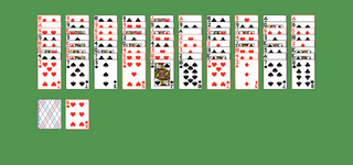Big Turkish Carpet Solitaire. Discard all the cards. Discard any pair of cards of equal rank. Move a card onto another card to remove them. You may pass through the deck many times.