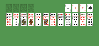 Bisley Solitaire. Move all the cards to the Foundations. Ace Foundation piles (right top): Build up by suit. Tableau piles: Build up or down by suit. An empty spot may not be filled. Only topmost card is available for play. Reserve piles (left top): Build down by suit. An empty spot may be filled with a King. Only topmost card is available for play. Double-click on a card to move it into its place. Double-click or right-click on the game field to move all available cards into its place.