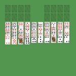 Double Free Cell Solitaire. Move all the cards to the Foundations. Foundation piles (right top): An empty spot may be filled with an Ace. Build up by suit. Tableau piles: Build down in descending order and alternating color. An empty spot may be filled with any card. Only topmost card is available for play. Reserve piles (left top): Can only contain one any card. Double-click on a card to move it into its place. Double-click or right-click on the game field to move all available cards into its place.