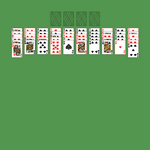 Fortress Solitaire. Move all the cards to the Foundations. Foundation piles (top): An empty spot may be filled with an Ace. Build up by suit. Tableau piles: Build up or down regardless of suit. An empty spot may be filled with a King. Only topmost card is available for play. Double-click on a card to move it into its place. Double-click or right-click on the game field to move all available cards into its place.