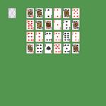 Monte Carlo Solitaire. Discard all the cards. Cards are removed by pairs of the same rank. To remove a pair of cards they must be located next to each other either vertically, horizontally or diagonally. Move a card onto another card to remove them.