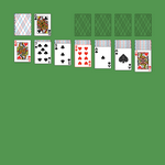 Klondike Solitaire. Move all the cards to the Foundations. Foundation piles (right top): An empty spot may be filled with an Ace. Build up by suit. Tableau piles: Build down in descending order and alternating color. A group of cards can be moved to another pile if they are in sequence down by alternating color. An empty spot may be filled with a King. You may pass through the deck many times. Double-click on a card to move it into its place. Double-click or right-click on the game field to move all available cards into its place.