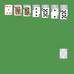 Spiderette (4 suits) Solitaire. Discard all the cards. When an entire suit of thirteen cards becomes exposed, it is automatically removed from the tableau. Build down in descending order regardless of suit. A group of cards can be moved to another pile if they are in sequence down by suit. An empty spot may be filled with any card. Click on the deck to deal a new row of cards. There must be at least one card in each tableau before you can deal a new row of cards.