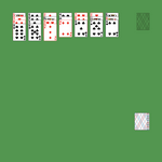 Spider Web Solitaire. Group all of the cards into sets of 13 cards in desceding order by suit from King to Ace. Tableau piles: Build down in descending order regardless of suit. A group of cards can be moved to another pile if they are in sequence down by suit. An empty spot may be filled with any card. Reserve pile (right top): An empty spot may be filled with any card. Build regardless of sequence. Only topmost card is available for play. Click on the deck to deal a new row of cards.