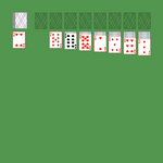 Steps Solitaire. Move all the cards to the Foundations. Foundation piles (top): An empty spot may be filled with an Ace. Build up by suit. Tableau piles: Build down in descending order and alternating color. A group of cards can be moved to another pile if they are in sequence down by alternating color. An empty spot may be filled with any card. You may only pass through the deck once. Double-click on a card to move it into its place. Double-click or right-click on the game field to move all available cards into its place.