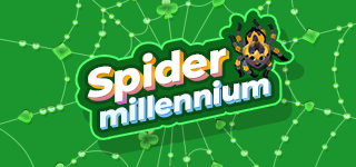 Spider Millennium Solitaire. Build as much as possible sequences by suit from a King to an Ace. When an entire suit of thirteen cards becomes exposed, it is automatically removed from the tableau. The completed group back to deck and sometimes can be replaced by another suit. As result Spider 1 suit eventually transforms to Spider 4 suits. Build down in descending order regardless of suit. A group of cards can be moved to another pile if they are in sequence down by suit. Reveal all the card on the table to deserve an extra deck shuffle. An empty spot may be filled with any card. Click on the deck to deal a new row of cards.