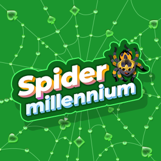 Spider Millennium Solitaire. Build as much as possible sequences by suit from a King to an Ace. When an entire suit of thirteen cards becomes exposed, it is automatically removed from the tableau. The completed group back to deck and sometimes can be replaced by another suit. As result Spider 1 suit eventually transforms to Spider 4 suits. Build down in descending order regardless of suit. A group of cards can be moved to another pile if they are in sequence down by suit. Reveal all the card on the table to deserve an extra deck shuffle. An empty spot may be filled with any card. Click on the deck to deal a new row of cards.